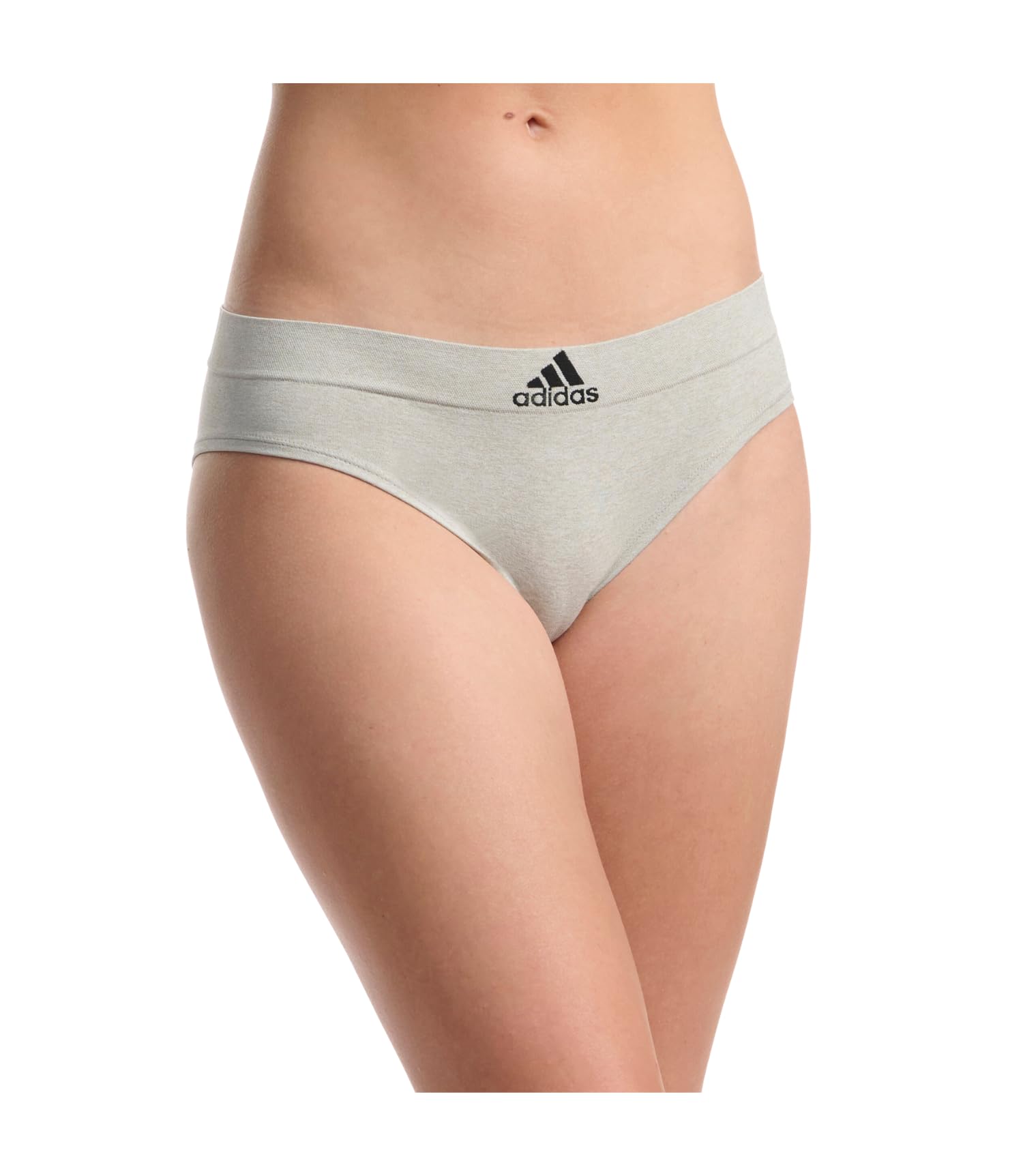 adidas Women's Seamless Hipster Underwear 3-Pack - Soft Breathable Comfort Fit Panties for Workout, Yoga & Everyday Wear