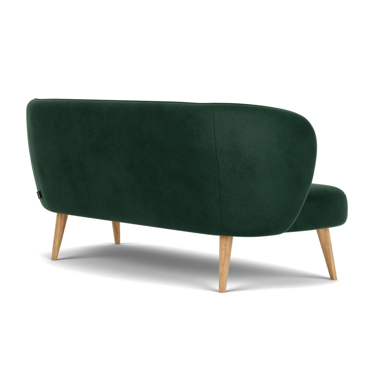 Kathleen Velvet 2 Seater Sofa - Luxurious Modern Loveseat for Living Room, Small Space & Apartment | Soft Fabric Couch with Sturdy Frame | Perfect for Lounge, TV Room & Guest Seating