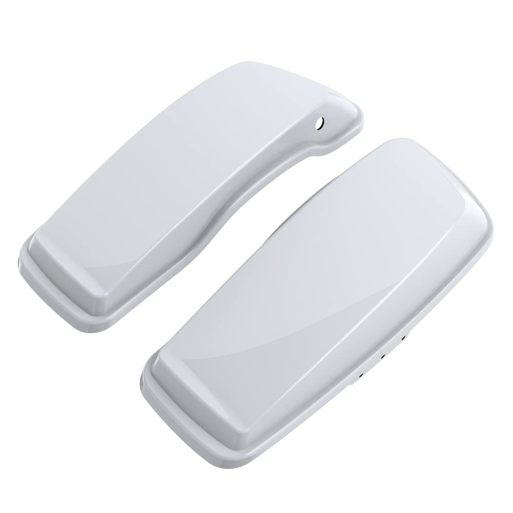 Advanblack Motorcycle Saddlebag Lids for Harley-Davidson Touring, Road Glide, Street Glide Special & Road King (2014-2023) - Durable Replacement Covers for Long Rides & Travel Accessories