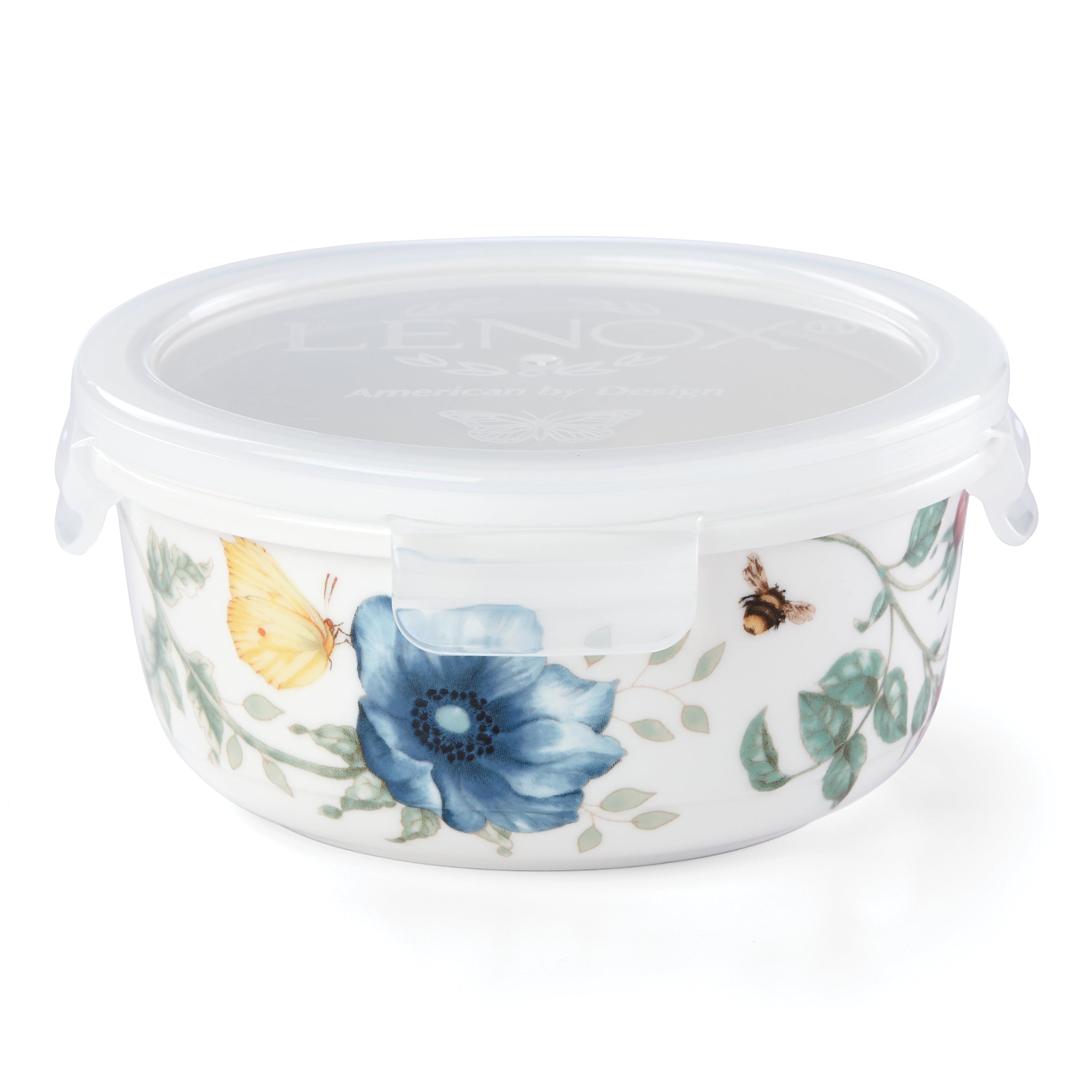 Butterfly Meadow Small Round Container - Airtight Food Storage Jar for Kitchen, Pantry & Office | Perfect for Spices, Snacks, Tea & Coffee Organization