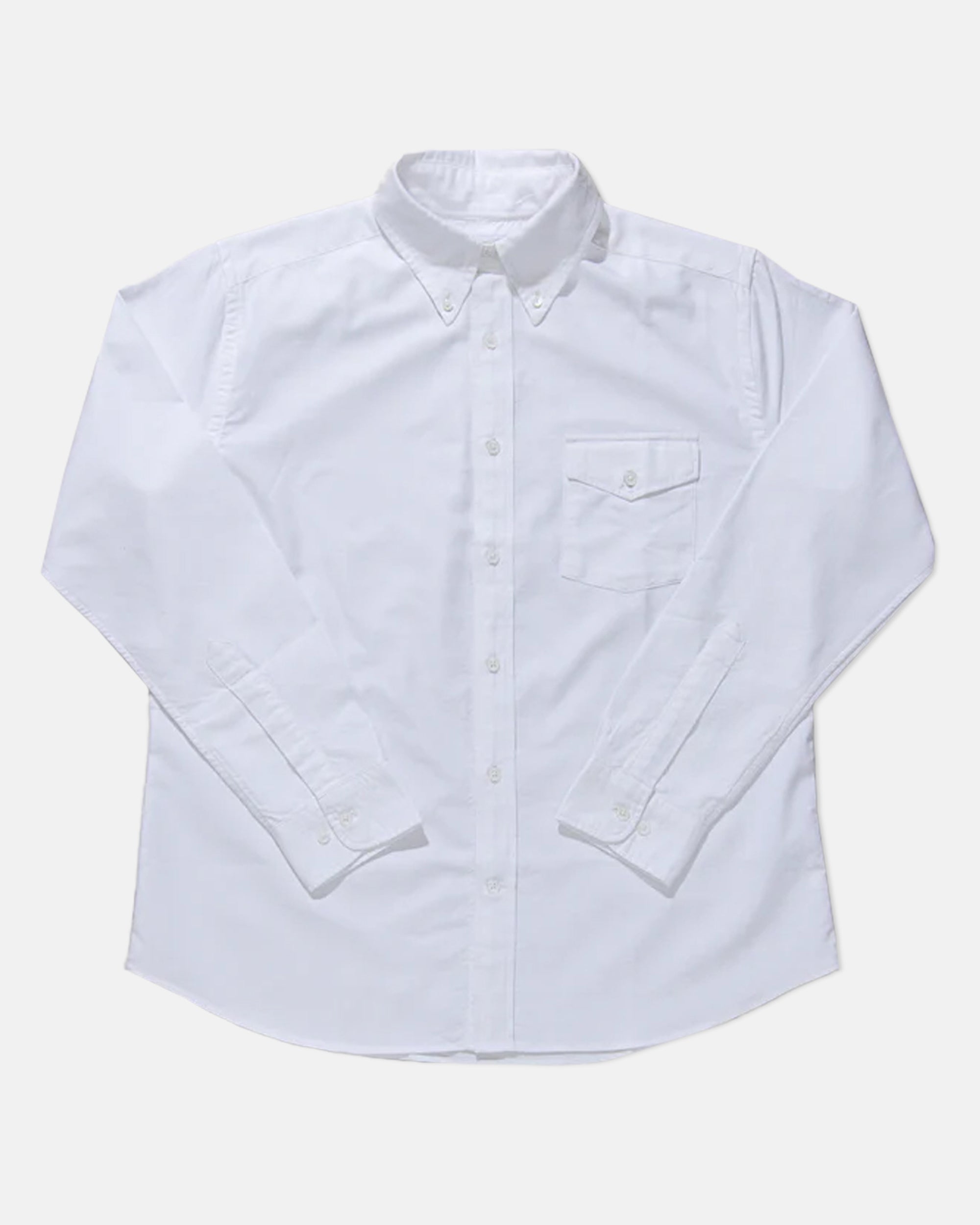Trim Fit Enzyme Wash Oxford Shirt with Flap Pocket - Stylish Casual Wear for Men | Perfect for Office, Business & Everyday Outfits
