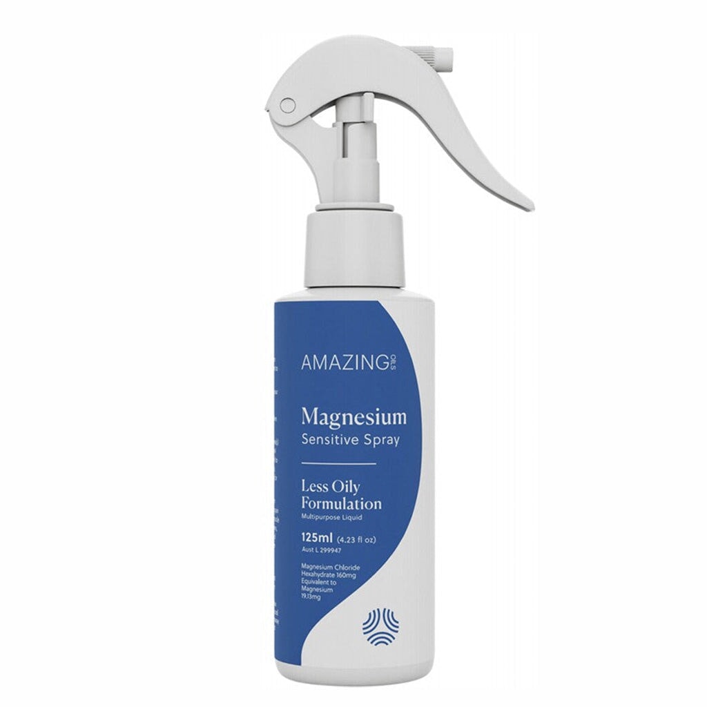 Best Magnesium Oil Spray for Sensitive Skin - Less Oily Formula | Natural Muscle Relaxation & Sleep Aid for Athletes & Stress Relief