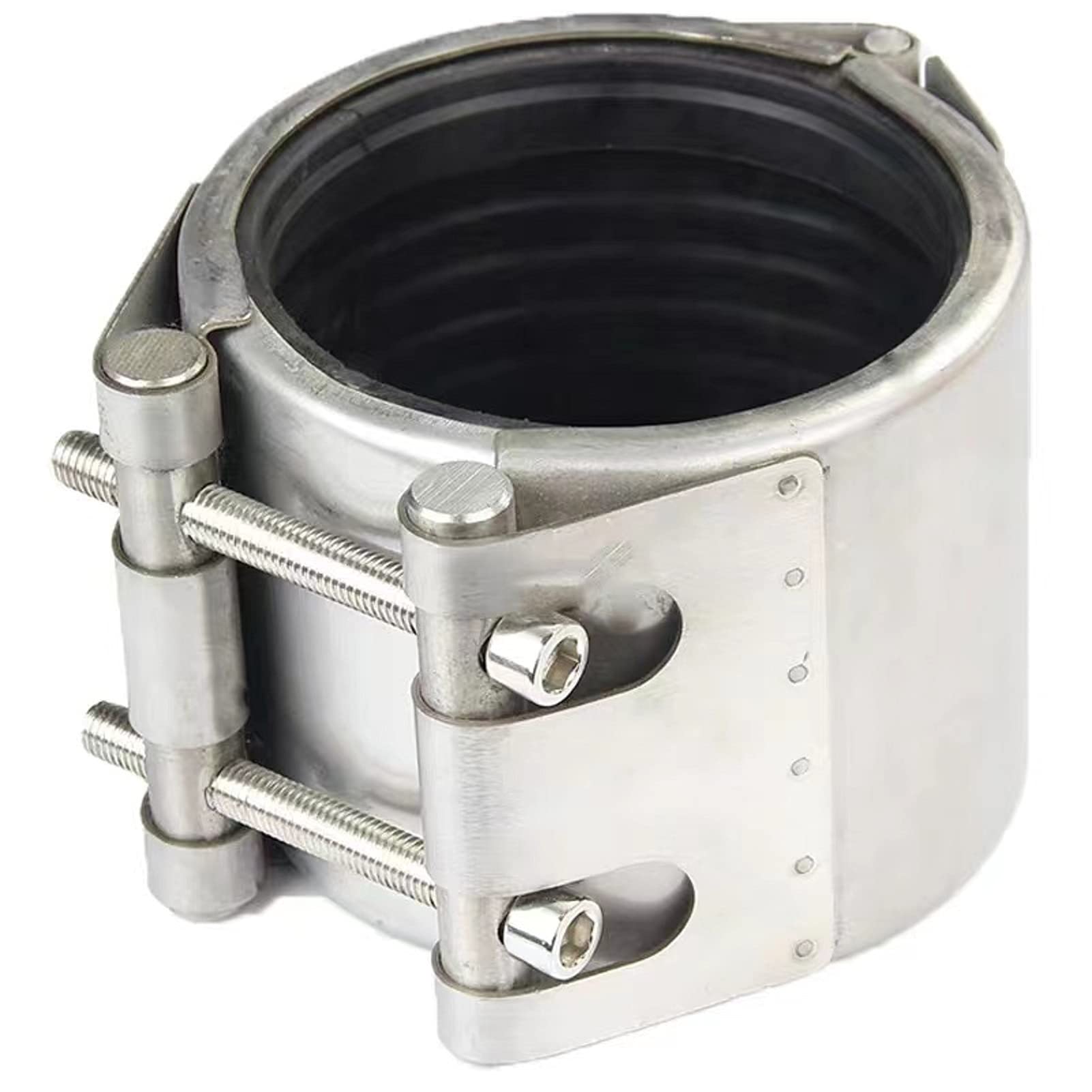 Emergency Pipe Repair Clamp Kit - 2 Inch (56mm-59mm) Leak Sealer for Plastic & Metal Pipes - Fix Broken Water Pipes, HVAC & Plumbing Systems for Home & Industrial Use
