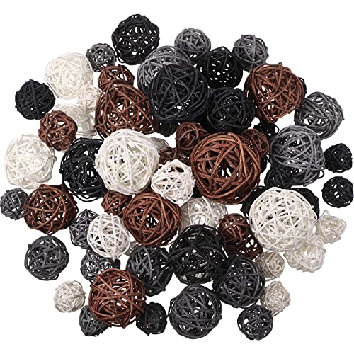 White, Dark Gray, Brown, Black