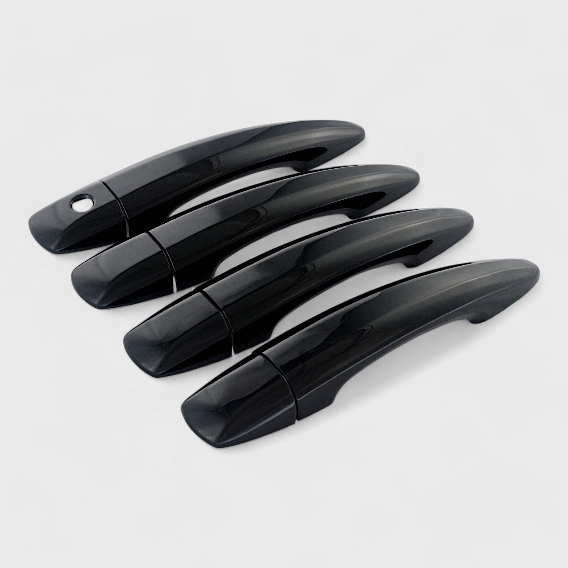 Gloss Black Chrome Delete Door Handle Covers for Cars - No Smart Key (Model DH6326BLK) | Upgrade Your Vehicle's Exterior Style & Protection