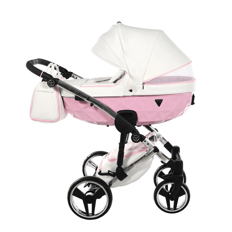 Junama Bonbon Pram Stroller - Lightweight Baby Stroller with Adjustable Canopy & Storage Basket | Perfect for Newborns, Infants & Toddlers | Ideal for Shopping, Travel & Daily Walks