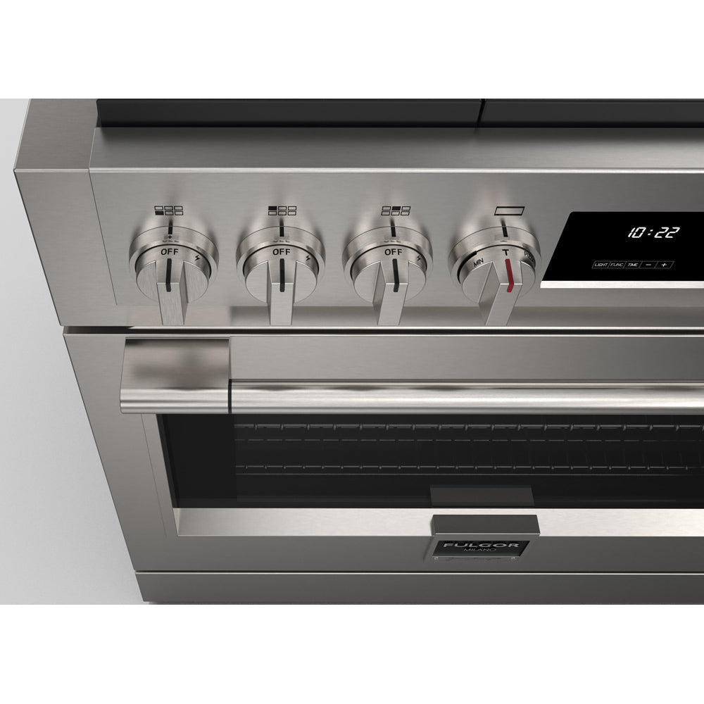 Fulgor Milano 36 Inch 600 Series Pro All Gas Range with 6 Burners - Stainless Steel Commercial Style Stove (Model F6PGR366S2) for Professional Kitchens & Home Chefs