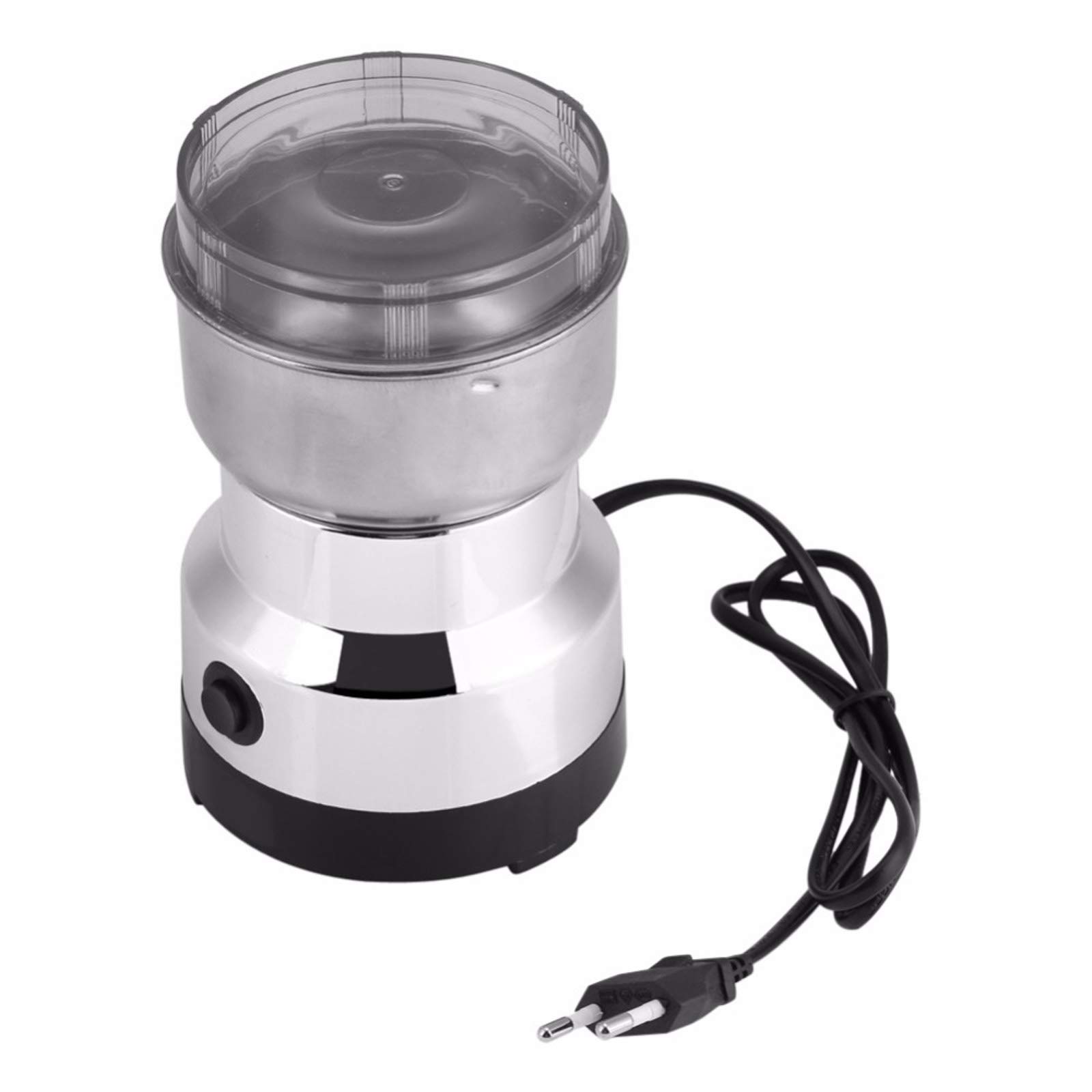 Premium Electric Coffee Grinder - 300W Powerful Stainless Steel Blade for Coffee Beans, Spices, Nuts & Seeds - Quiet & Fast Grinding for Home Kitchen, Camping & Office Use