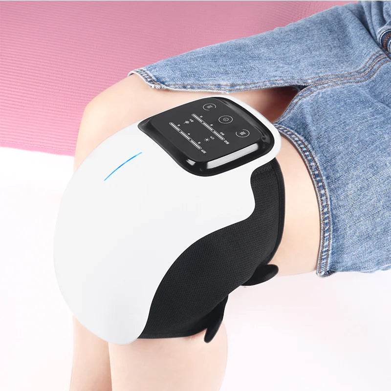 KneeRelief Pro Massager - Electric Knee Pain Relief & Therapy for Arthritis, Joint Pain - Portable Heating Pad for Home, Office & Travel Use