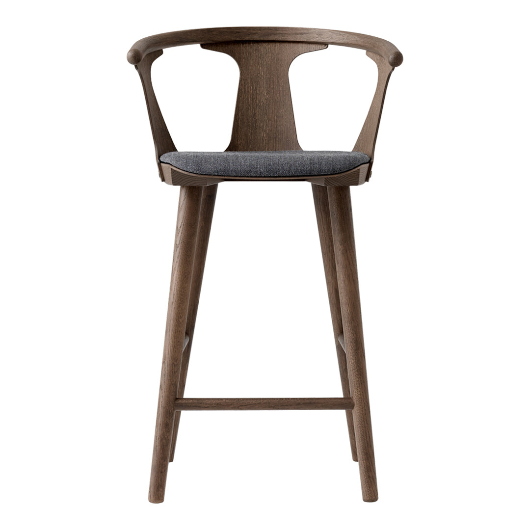 SK8 Counter Stool with Upholstered Seat - Modern Bar Stool for Kitchen Island, Breakfast Nook & Home Bar Decor