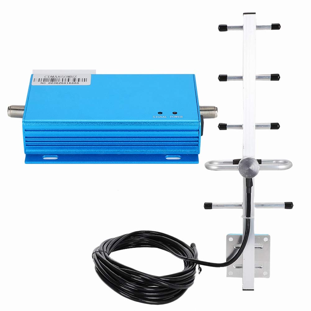 Best CDMA 850MHz Cell Phone Signal Booster for Home & Office - 100-240V US Plug Signal Amplifier Repeater with Antenna | Improve Weak Reception for Basements, Rural Areas & Office Buildings