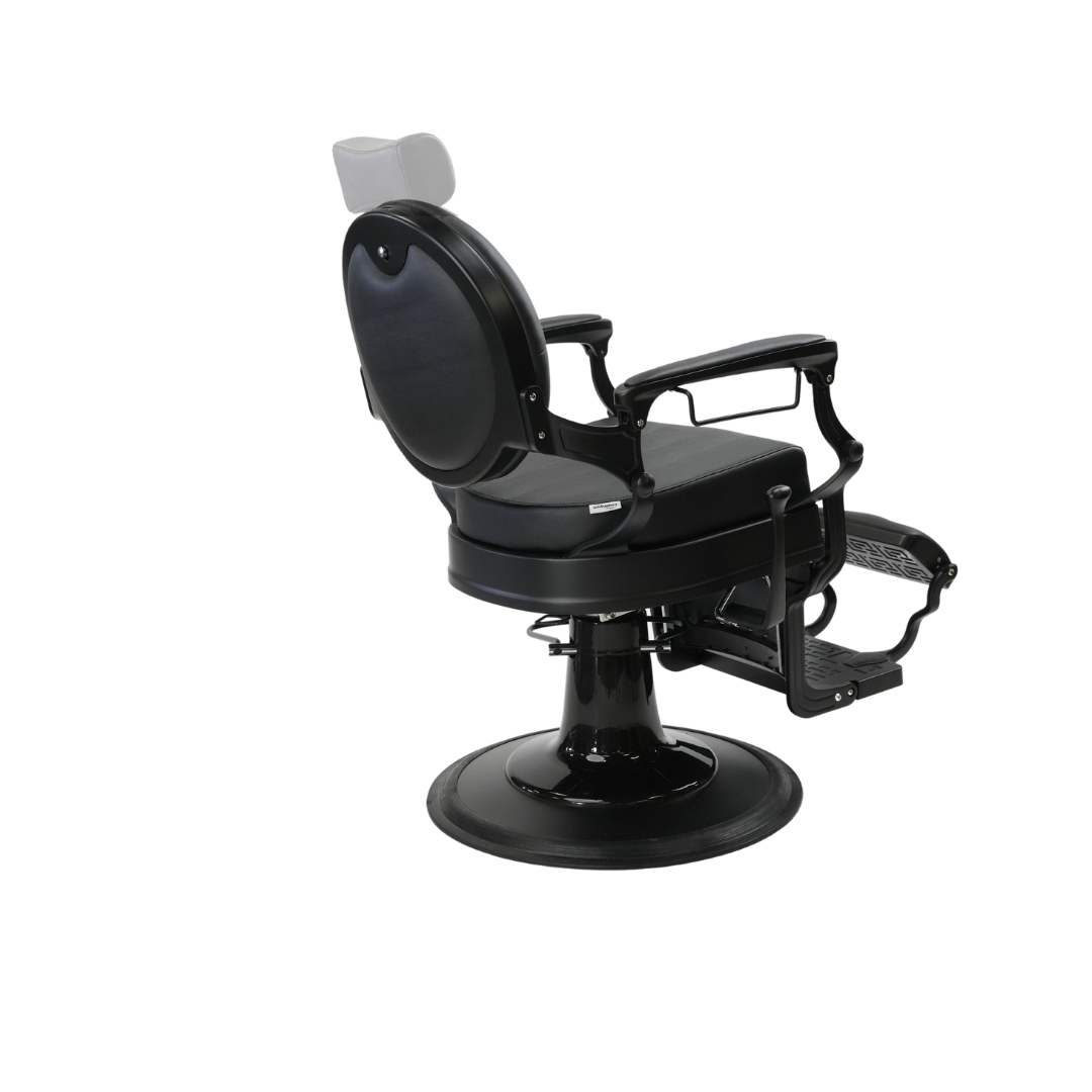 KS 9703 Hydraulic Barber Chair with Reclining Function - Professional Salon Styling Chair for Haircuts & Shaves - Perfect for Barber Shops, Salons & Home Grooming