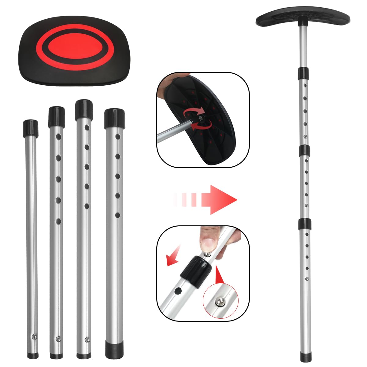 Golf Travel Bag Support System - Club Protection Kit for Travel & Storage
