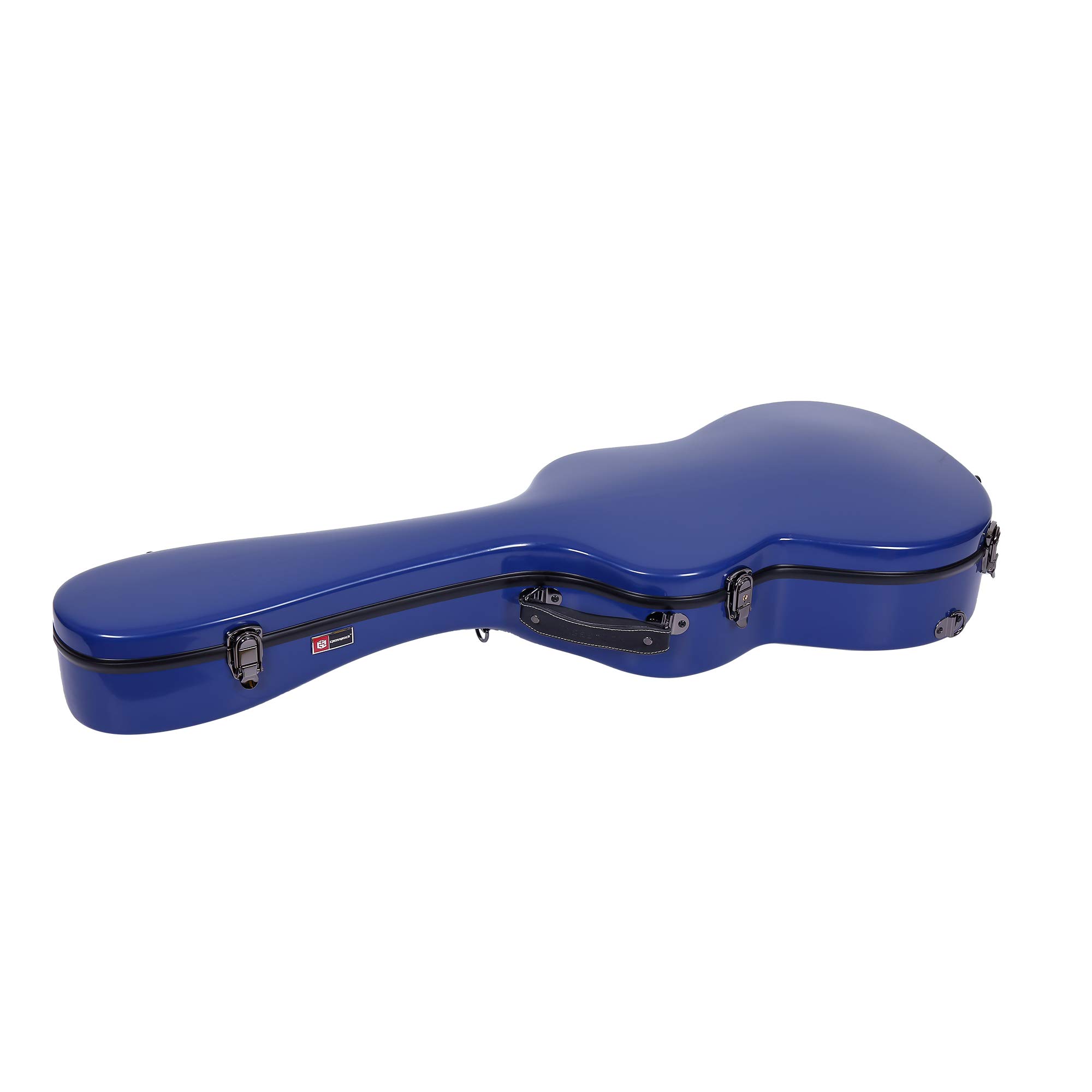 Premium Crossrock 3/4 Size Classical Guitar Hard Case - Fiberglass Hardshell with Backpack Straps, Navy Blue (CRF1000CTNVBL) | Perfect for Travel, School & Professional Musicians