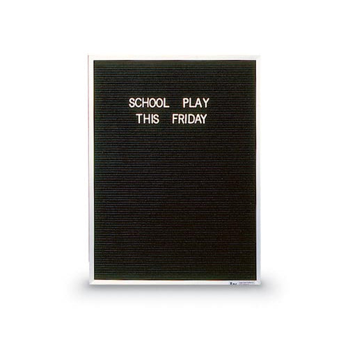 18x14 Adjustable Pedestal Letter Board with Removable Aluminum Frame - Black Felt Message Board for Home Decor, Office Signage & Wedding Displays