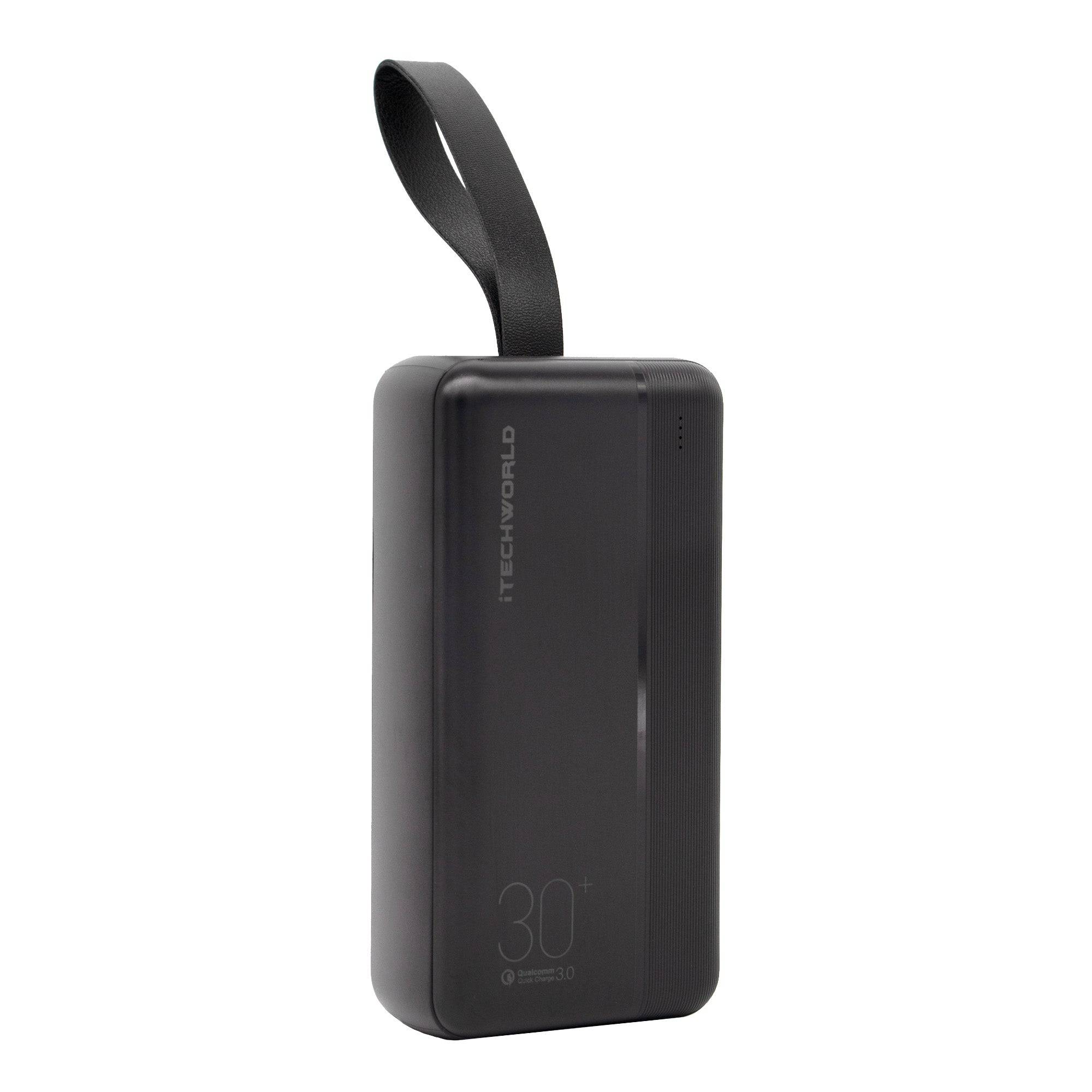 iTECH30KPD 27000mAh Power Bank with PD & QC 3.0 Fast Charging - Portable Charger for iPhone, Samsung, iPad, Laptop - Perfect for Travel, Camping, and Emergency Power Backup