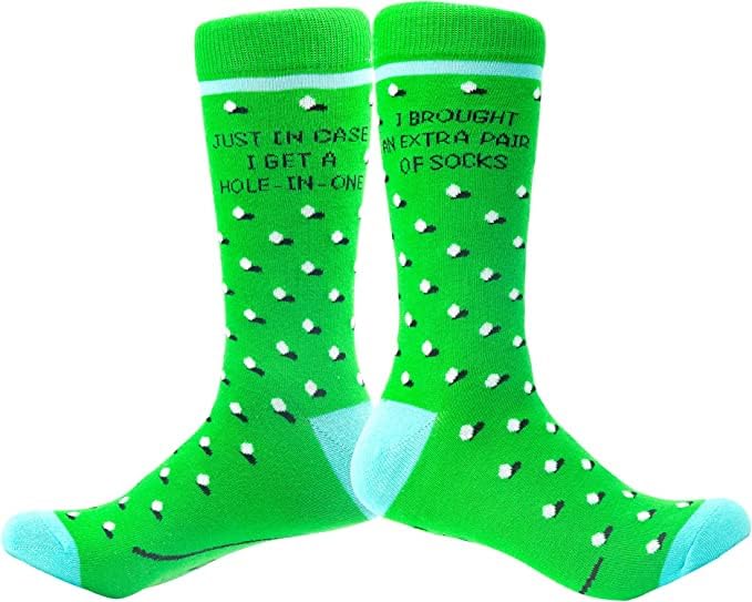 Funny Socks for Men with Dad Jokes | Novelty Dress Socks for Groomsmen & Father's Day Gifts | Comfortable Cotton Socks for Office, Wedding & Everyday Wear
