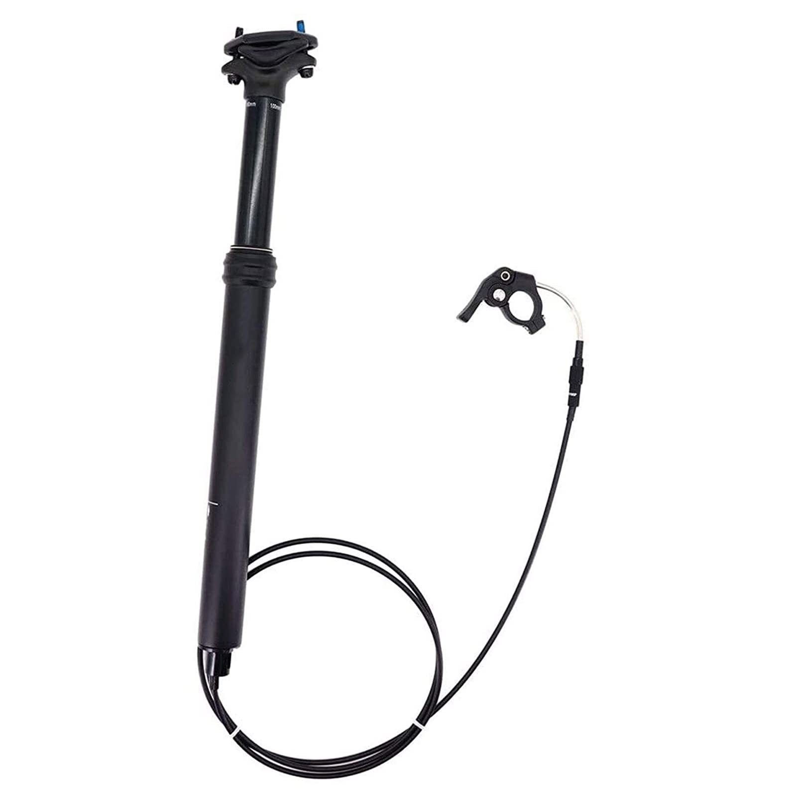 **30.9/31.6mm Bicycle Seatpost - Hydraulic Dropper Post with Remote Control for Mountain & Road Bikes - Height Adjustable Seat Tube - 4 Sizes (31.6x400mm) - Perfect for Trail Riding & Commuting**