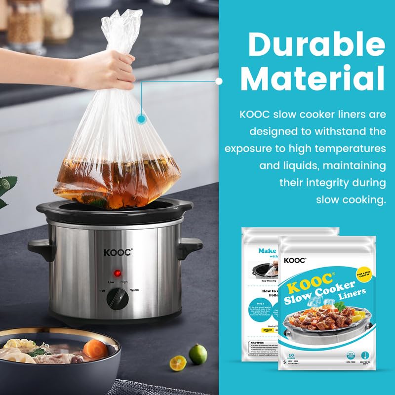 KOOC Slow Cooker Liners 10