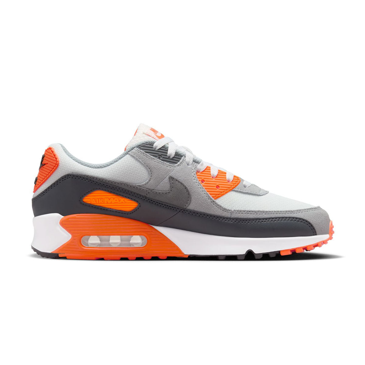 Nike Air Max 90 'Safety Orange' Running Shoes - Men's Lightweight Sneakers for Jogging, Gym & Streetwear Fashion