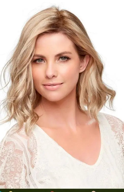 Top Wave 12 Inch Synthetic Hair Topper for Women - Natural Looking Hairpiece for Thinning Hair - Perfect for Daily Wear & Special Occasions