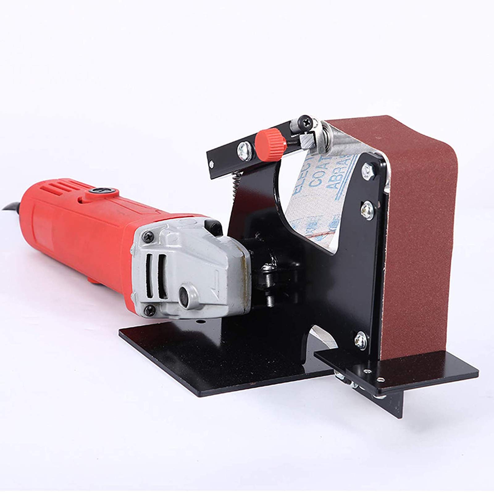 ZJDYDY M10 Woodworking Belt Sander Spindle Grinder Accessory Kit - 50mm Belt Width for Wood, Metal & Stainless Steel Polishing & Grinding (Fits M10/M14) - Perfect for DIY Projects, Furniture Making & Metalworking