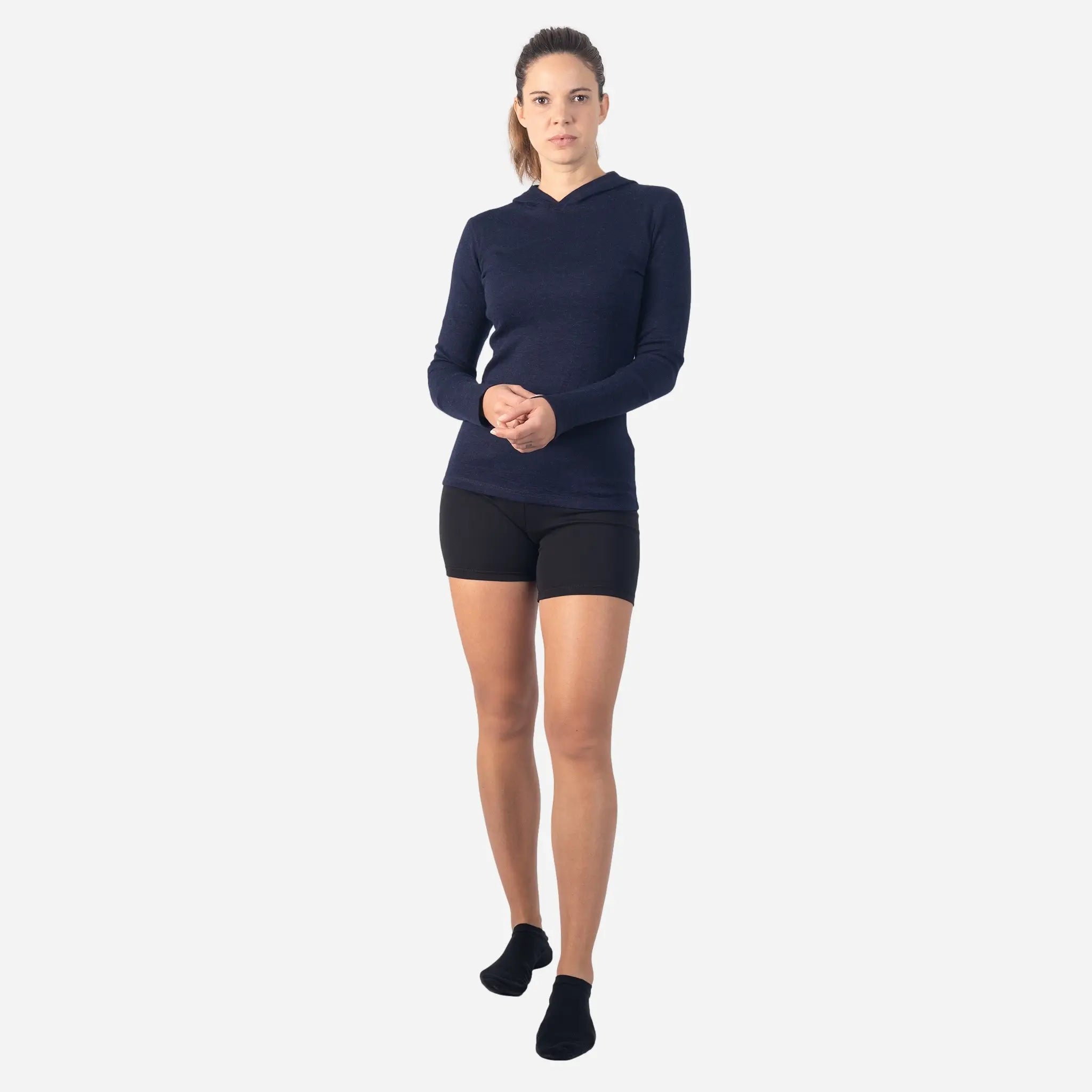 Women's Alpaca Wool Pullover Hoodie - Soft & Lightweight 300 GSM Winter Sweater for Women | Cozy Outdoor & Casual Wear