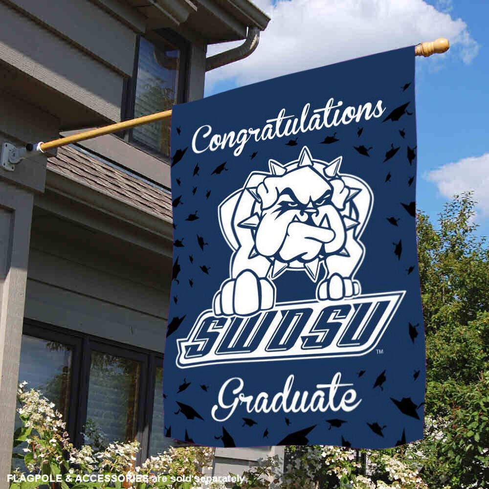 Southwestern Oklahoma State Bulldogs College Graduation Gift Banner Flag - Perfect for Alumni, Graduation Parties & Home Decor