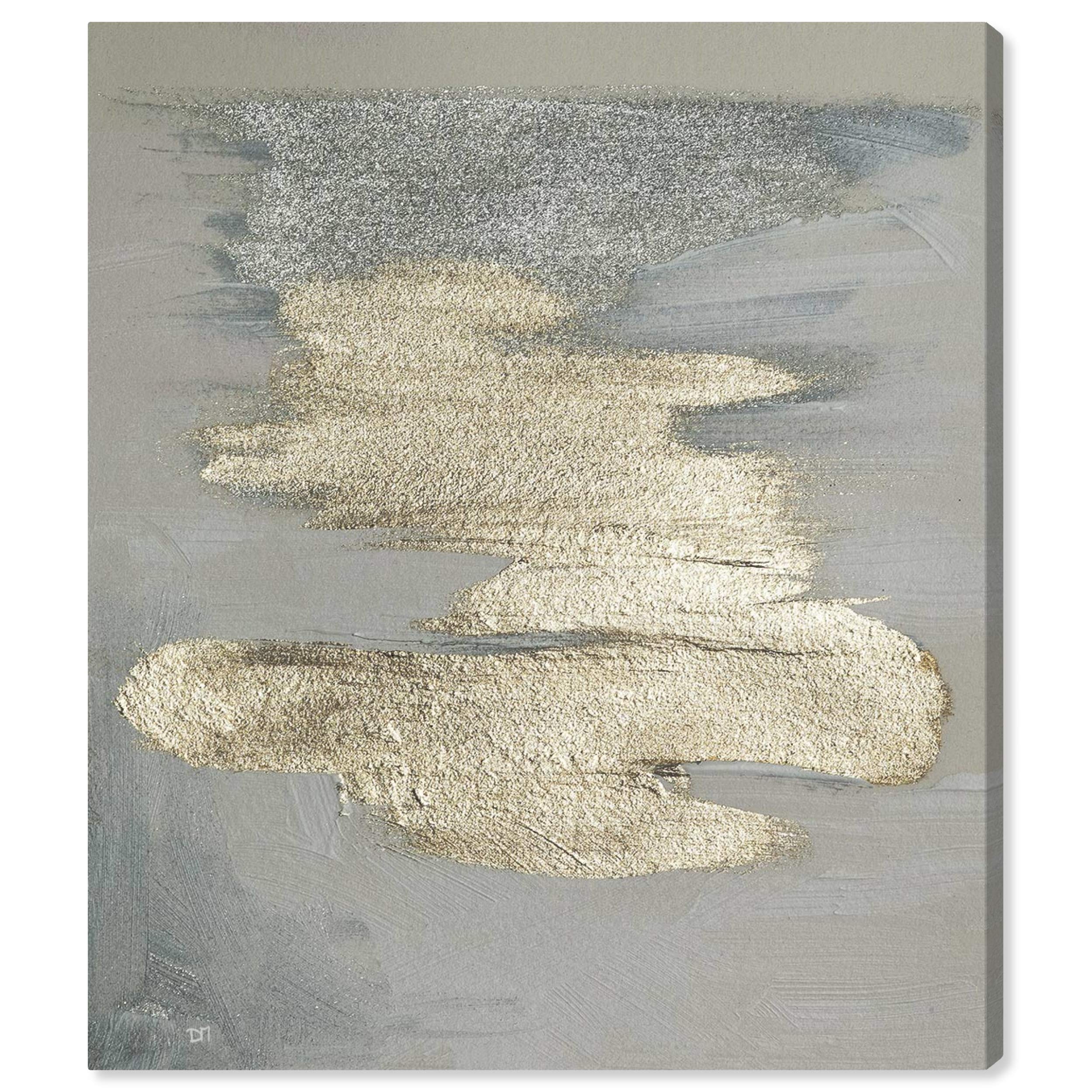 Frozen Plaza Abstract Wall Art Canvas Print - 36