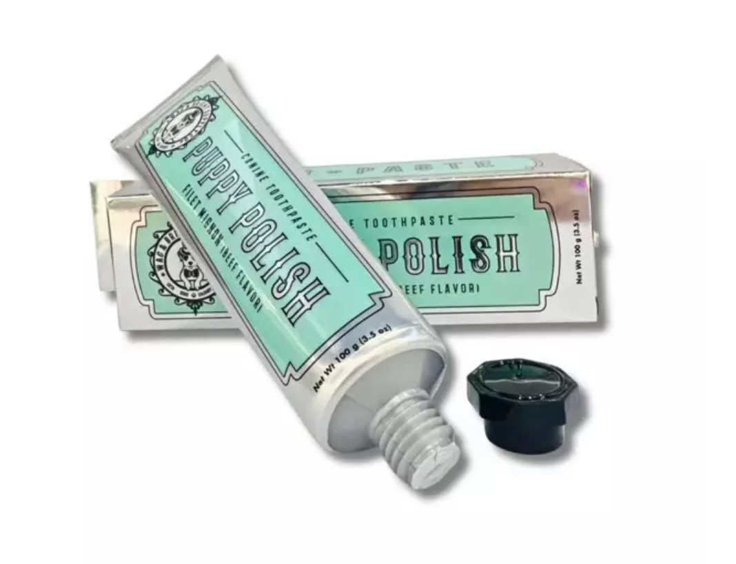 Wag & Bright Puppy Toothpaste for Dogs - Filet Mignon Flavor | Dog Dental Care for Fresh Breath & Healthy Teeth | Perfect for Puppy Teeth Cleaning & Oral Hygiene