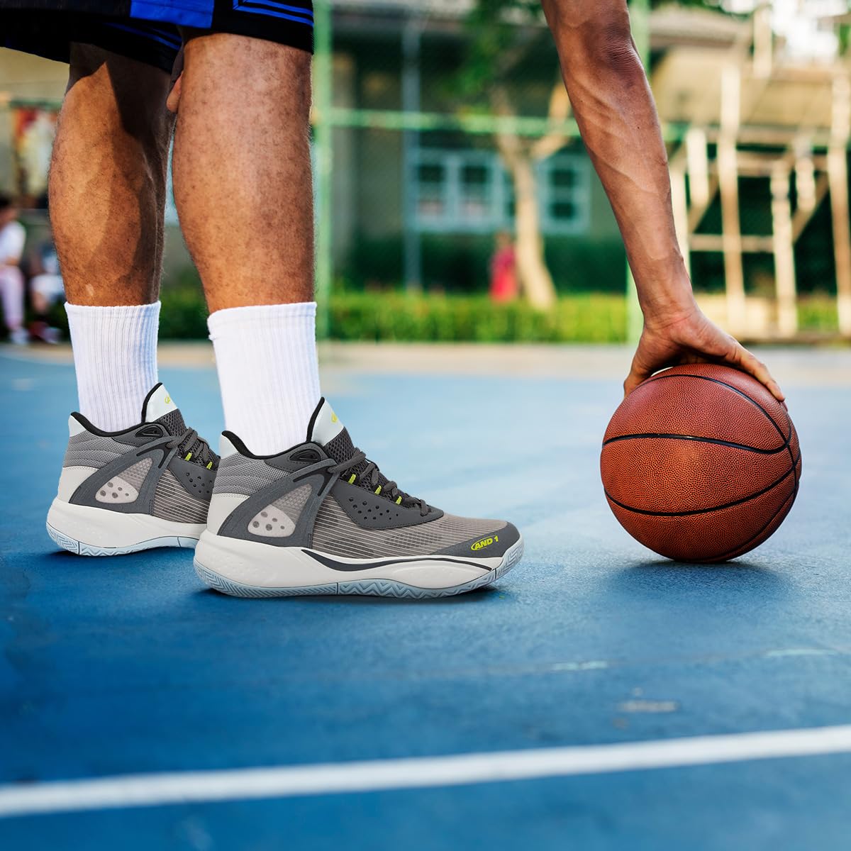 AND1 Turnaround Men's Basketball Shoes - Indoor/Outdoor Court & Street Sneakers for Sports & Casual Wear