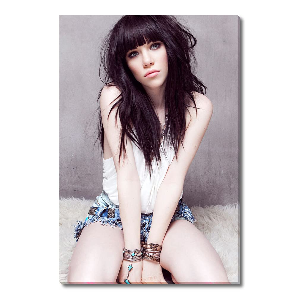 Carly Rae Jepsen Poster - Canadian Singer Wall Art Print 24x36 Inches (60x90cm) - Vintage Music Decor for Bedroom, Living Room & Gift Ideas