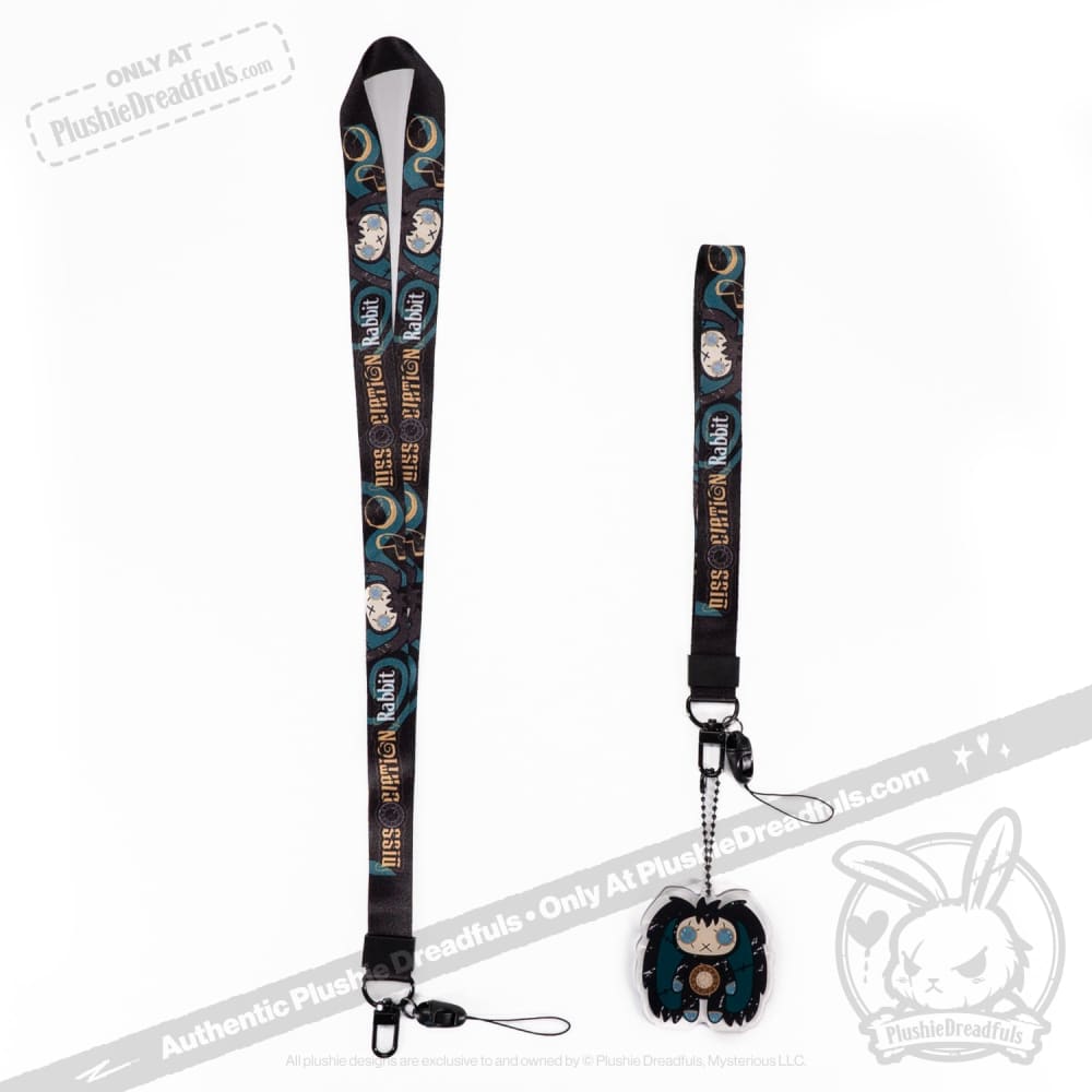 Plushie Dreadfuls Lanyard Strap - Soft & Durable Keychain Holder for ID Badges, Keys & Accessories | Perfect for Work, School & Conventions