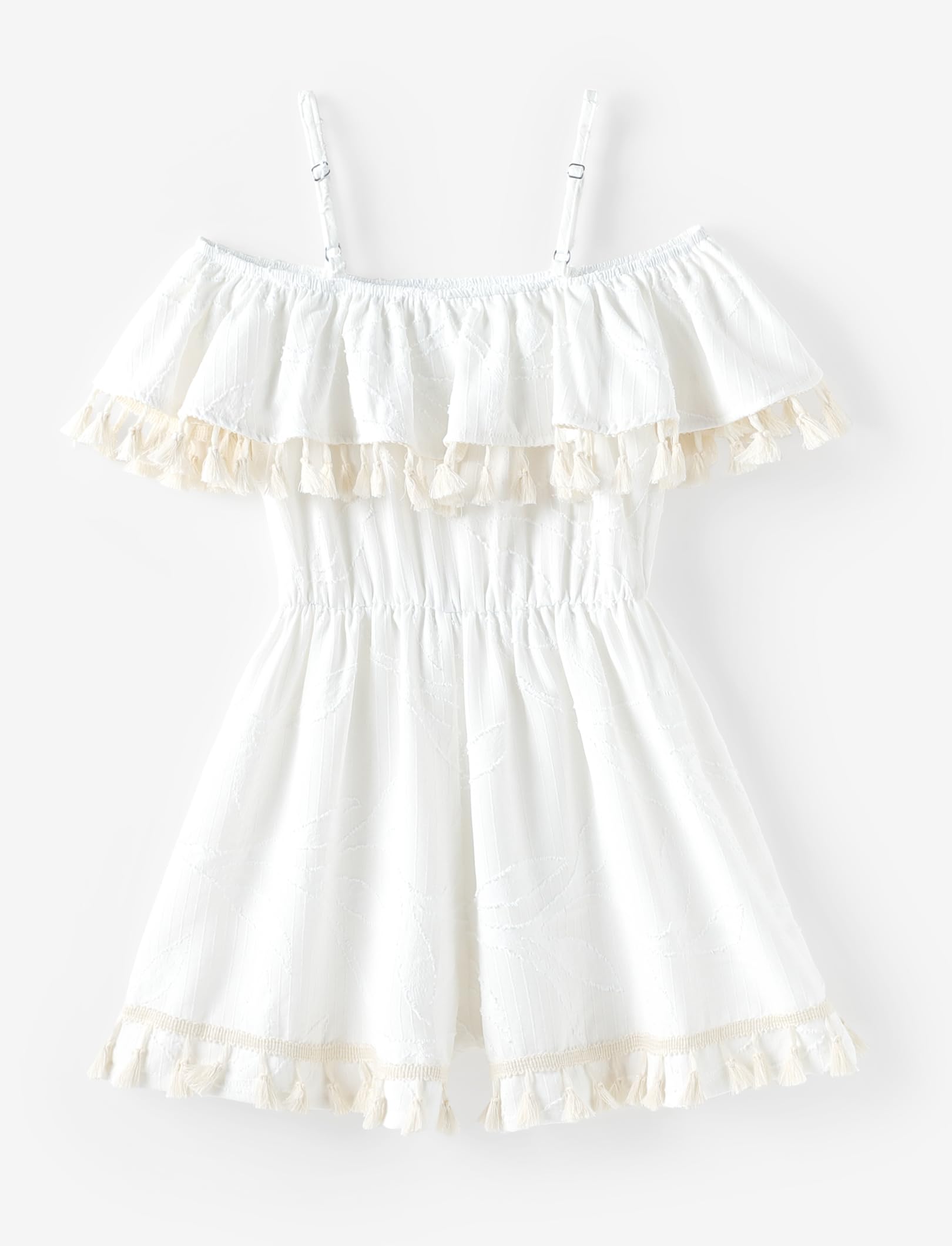 **PatPat Girls' Floral Boho Ruffle Romper - Short Sleeve Wide Leg Jumpsuit for Toddler & Kids | Perfect for Summer Playdates, Beach Outings & Photoshoots**