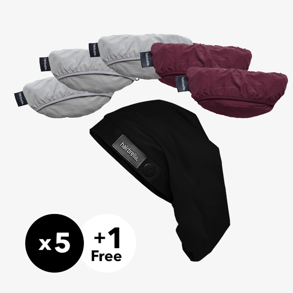 Hairbrella Scrub Cap XL - 6 Pack Bundle (Buy 5 Get 1 Free) | Waterproof Surgical Hat for Nurses, Doctors & Healthcare Workers | Perfect for Hospitals, Clinics & Medical Procedures
