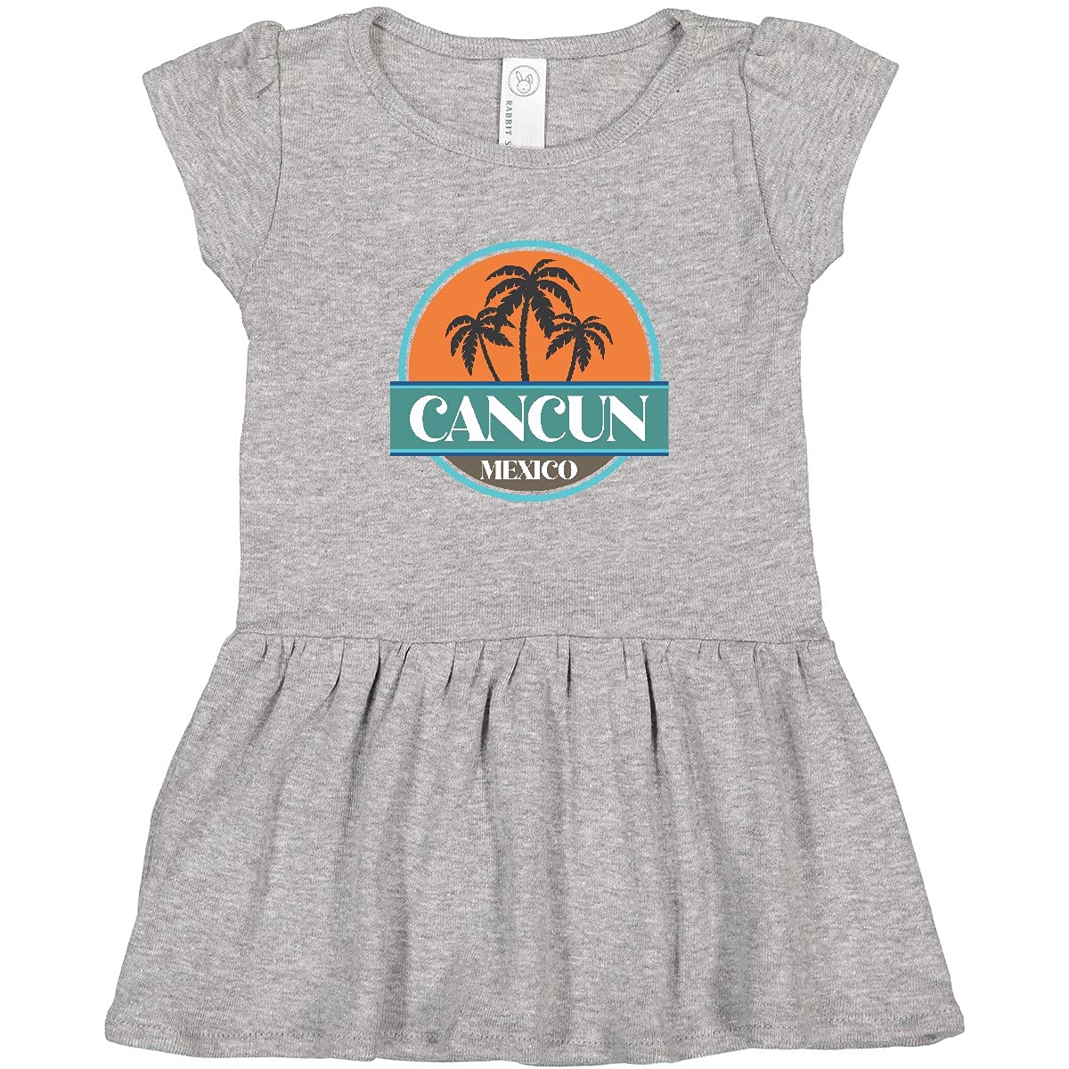Inktastic Cancun Mexico Vacation Trip Toddler Dress - Cute Travel Outfit for Girls, Beach Holiday Clothes, Comfortable Summer Dress for Toddlers - Perfect for Family Vacations, Beach Trips, and Tropical Getaways