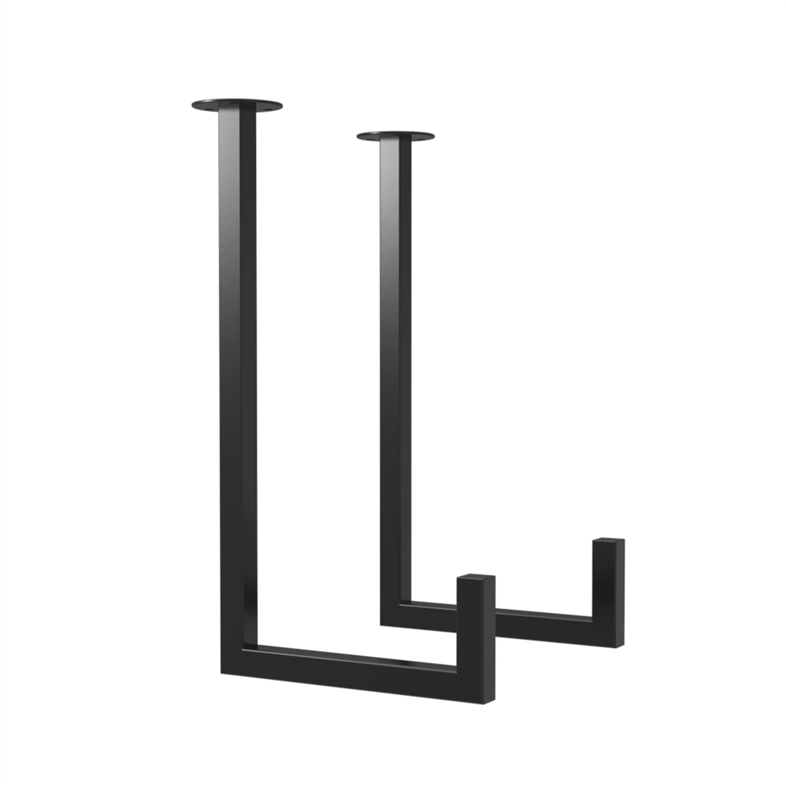 Black Steel CPU Holder for Desktop PC - Heavy Duty Tower Case Mount Bracket Supports 44 lbs - Space Saving Cable Management Solution | Perfect for Office Workstations, Gaming Rigs & Home Computers - Ideal for Compact Spaces & Organized Setups