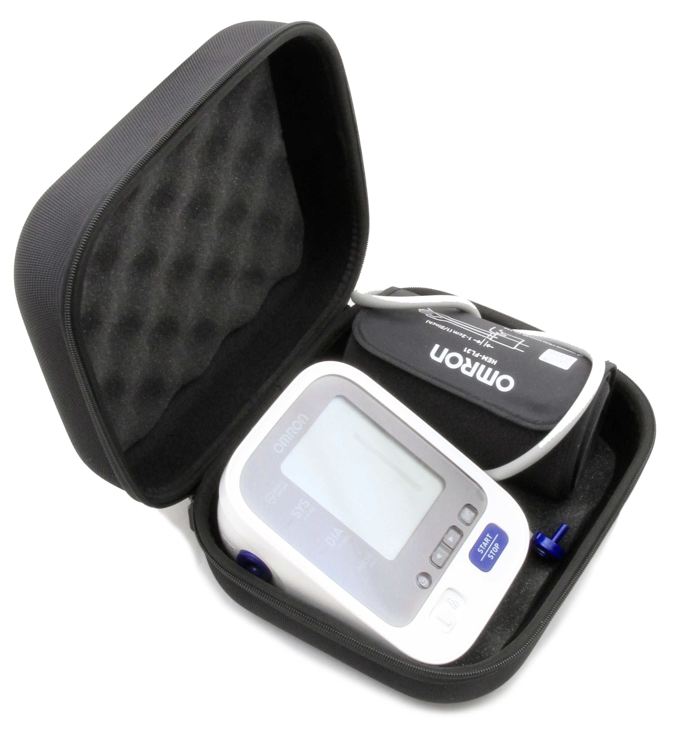 CASEMATIX Travel Case for Omron 7 Series BP Monitor - Fits BP761N, BP760N, BP761 & B760 Models - Protective Storage for Home & Travel Use