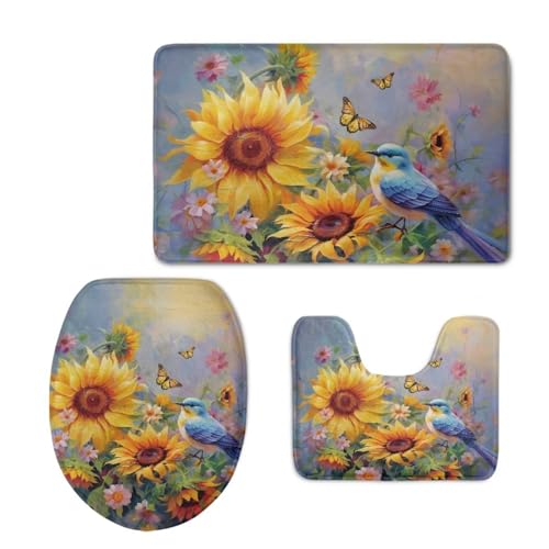 Hummingbird and Sunflower