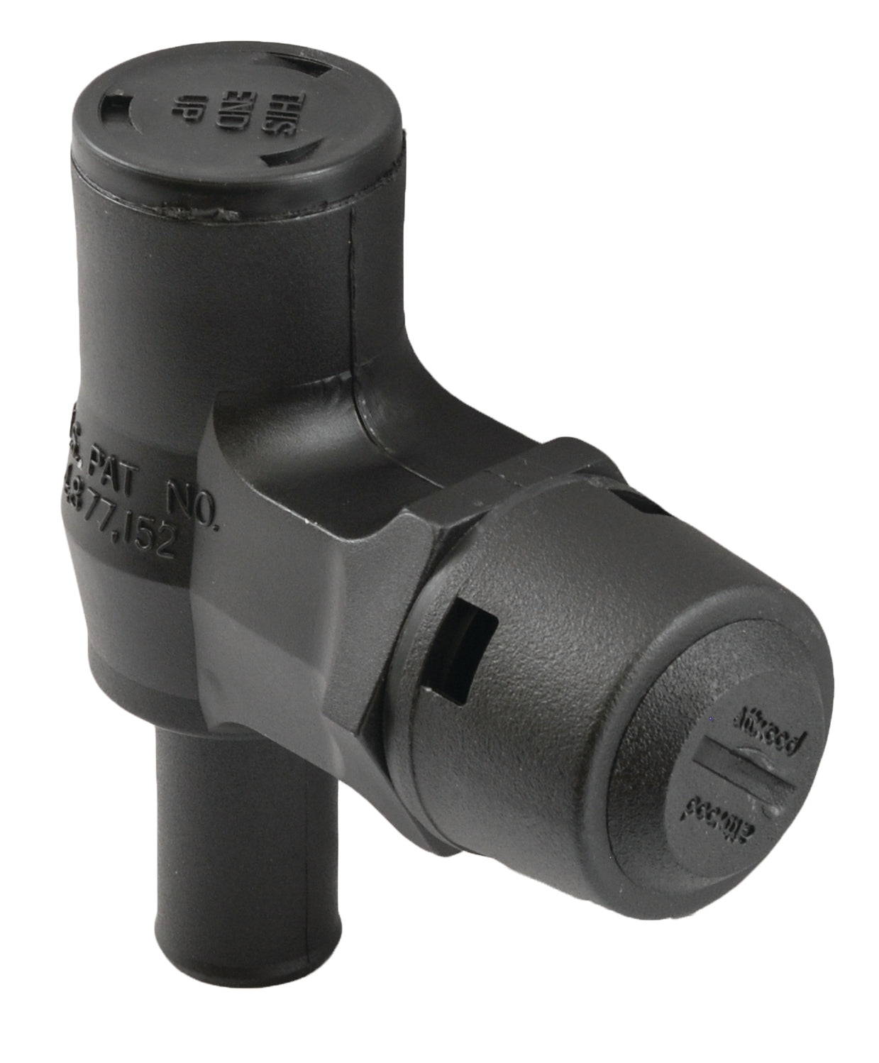 Attwood Standard 90° P Trap Fuel Tank Vent - Marine Grade Fuel Vent for Boats, RVs & Trailers - Prevents Fuel Spills & Vapor Lock - Ideal for Marine, RV & Outdoor Use