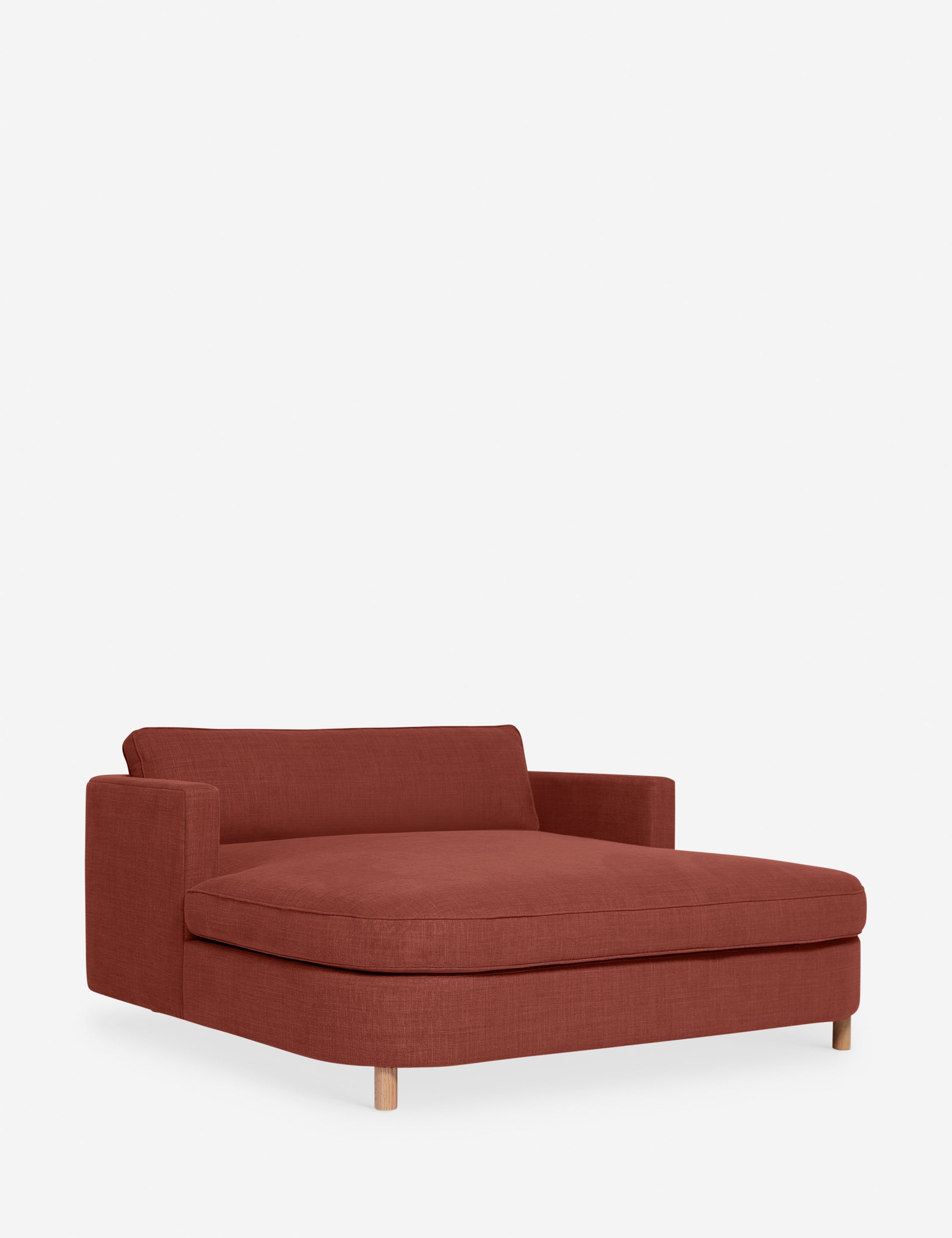 Belmont Media Lounger by Ginny Macdonald - Modern Accent Chair for Living Room, Home Theater & Office - Comfortable Upholstered Lounge Chair with Ottoman