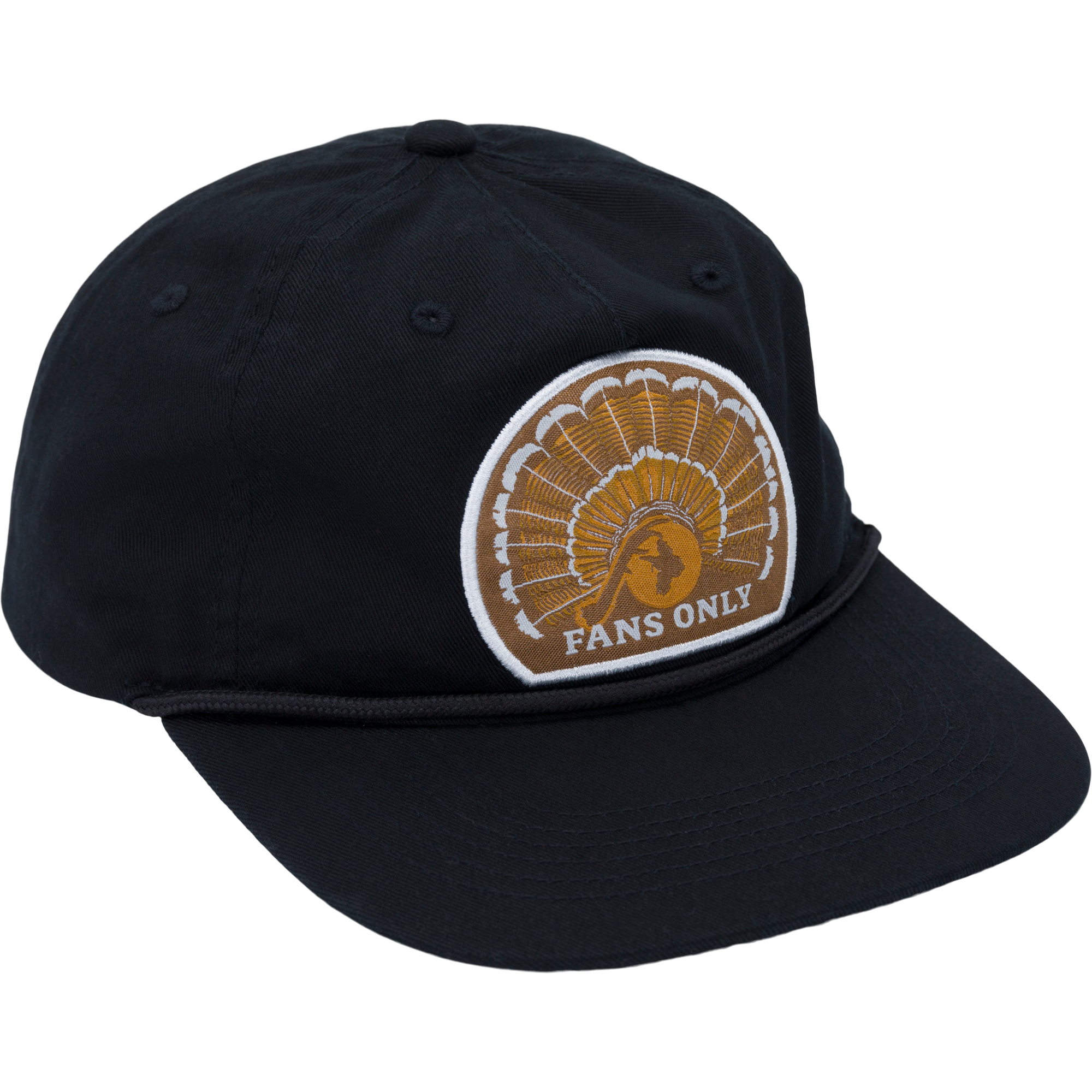 Fans Only Rope Cap - Adjustable Baseball Hat for Men & Women - Breathable Cotton Snapback for Sports, Outdoor Activities & Casual Wear