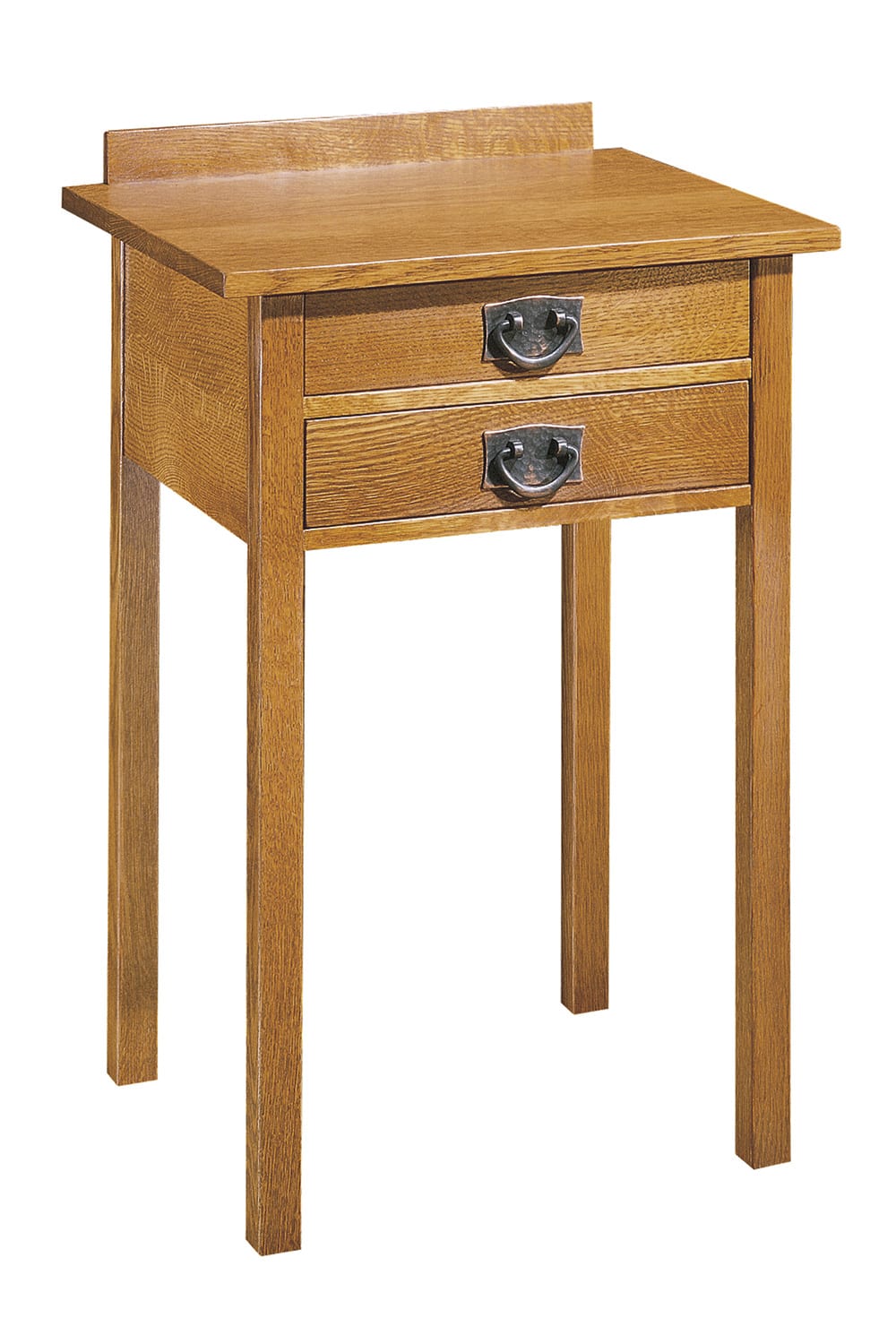 Modern Two-Drawer Tall Nightstand with Storage - Bedside Table for Bedroom, Living Room & Guest Room - Perfect for Lamps, Books & Bedroom Essentials