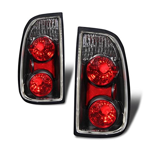Toyota Tundra Black Euro Tail Lights Assembly Set - Left & Right Pair Replacement for Enhanced Style & Safety | Perfect for Night Driving & Custom Upgrades