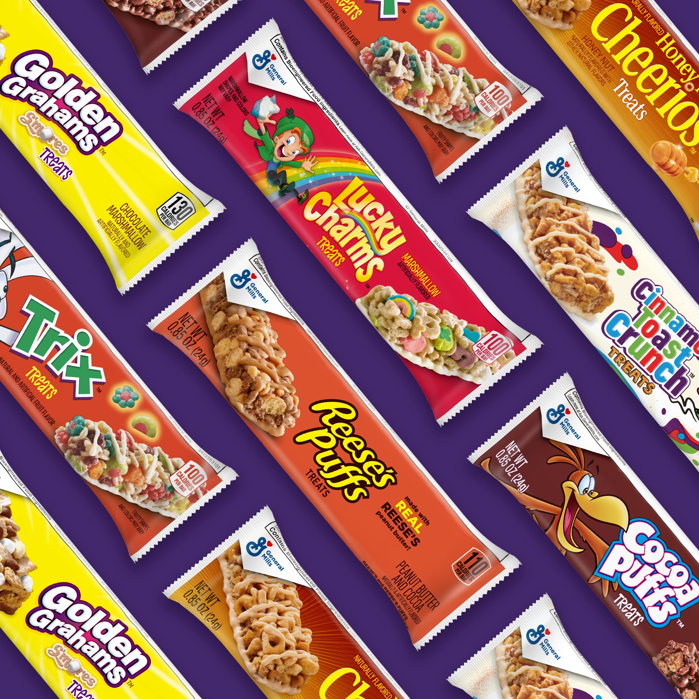 Cinnamon Toast Crunch Cereal Bars - 8 Pack Snacks for Breakfast & On-the-Go