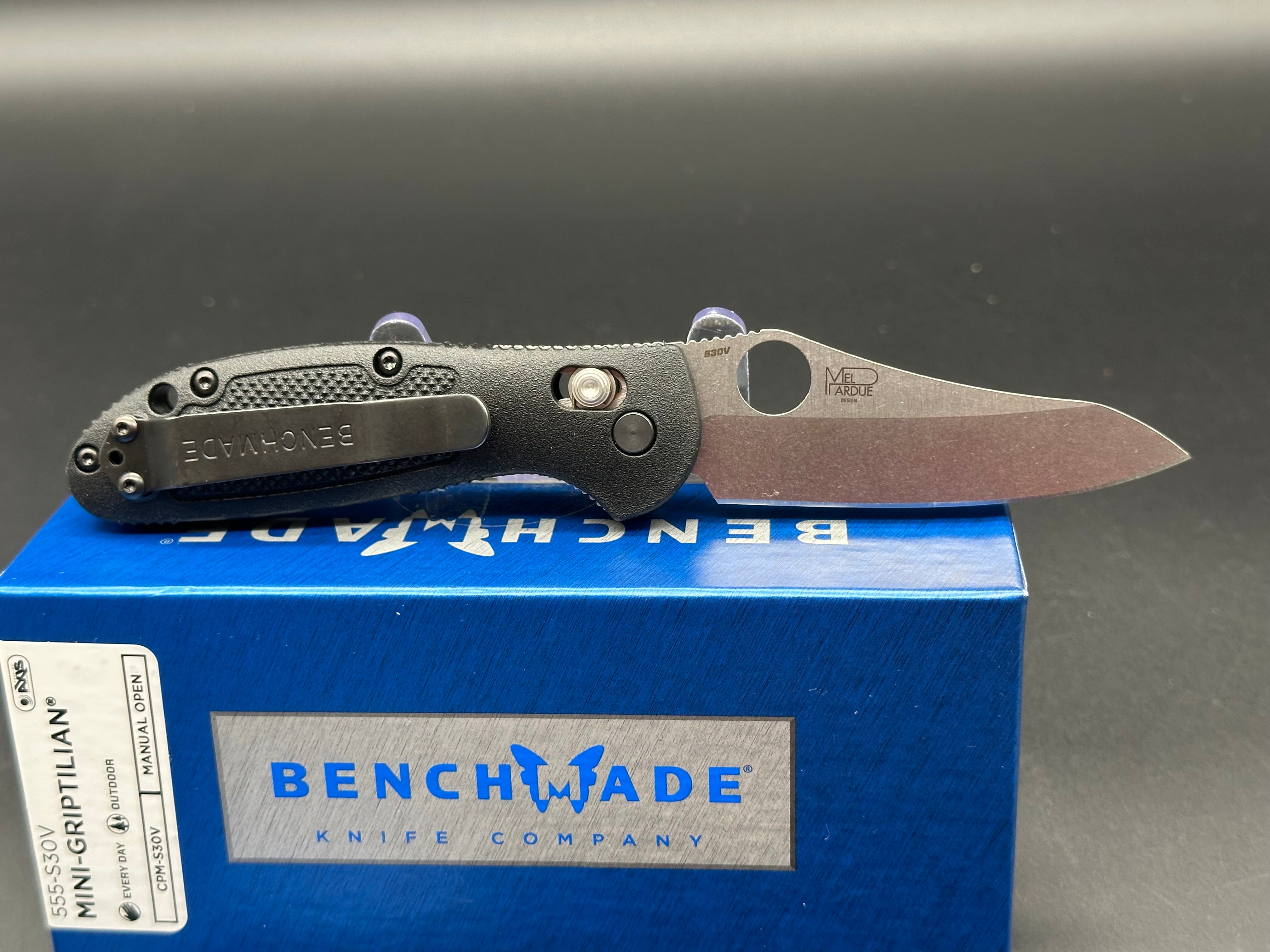 Benchmade Mini Griptilian Folding Knife - 2.91