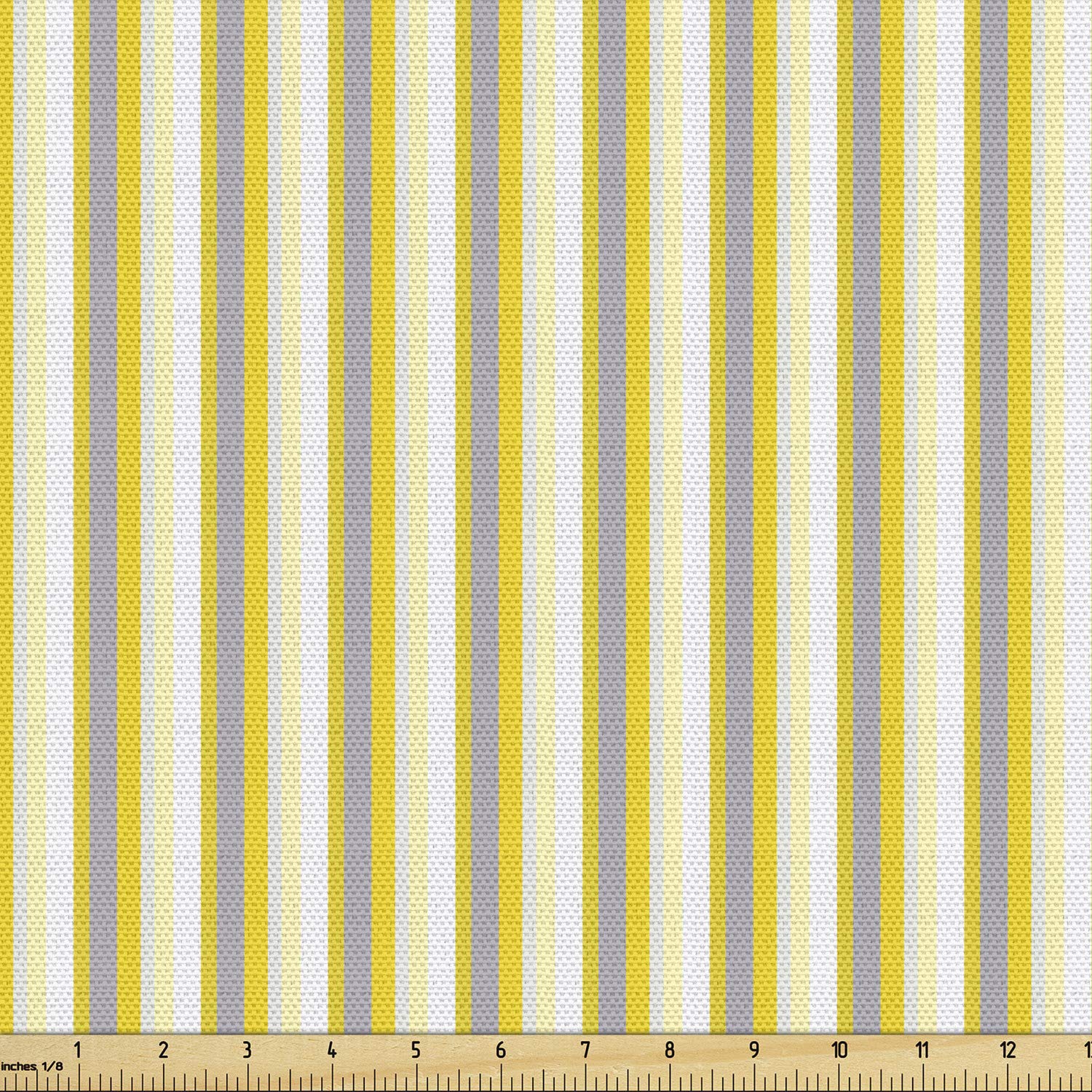 Ambesonne Circus Tent Fabric - Vintage Stripes for Upholstery & Home Decor