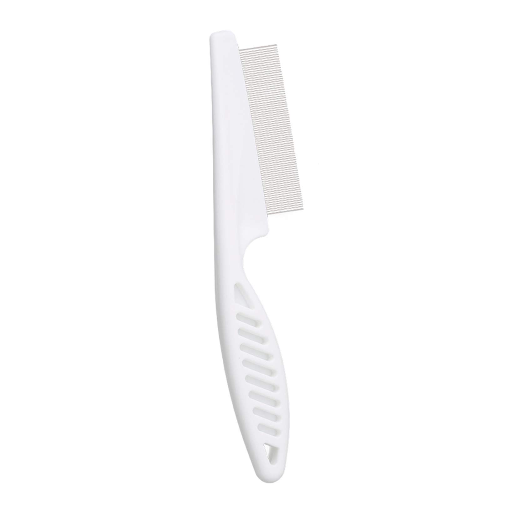 Pet Flea Comb - Dense Tooth Grooming Tool for Dogs & Cats at Home
