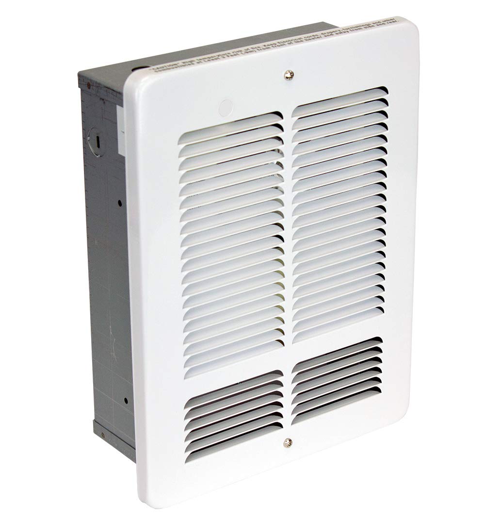 KING W2415-W 1500W/240V Wall Mounted Electric Heater - White - Perfect for Bathroom, Bedroom & Office Heating