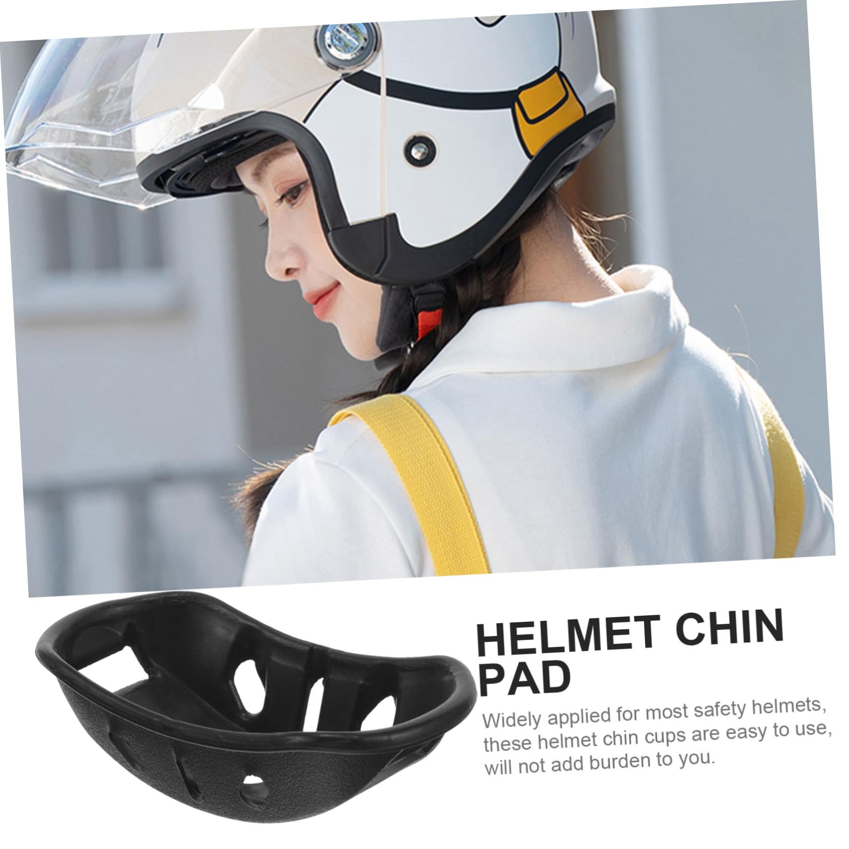 SEWOART Universal Softball Helmet Chin Pad - Durable Anti-Wear Hard Hat Accessory for Comfort & Safety | Construction, Industrial & Sports Protective Gear